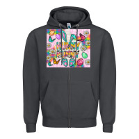 Smoke Hunny Bunny And Egg Easter Tumbler Zipper Hoodie - BundleAndBundleShop