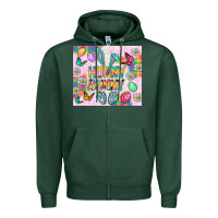 Sports Green Hunny Bunny And Egg Easter Tumbler Zipper Hoodie - BundleAndBundleShop