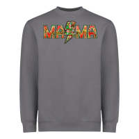 Mama Christmas Lightning Bolt Mother's Day Heavyweight Sweatshirt | Teevron