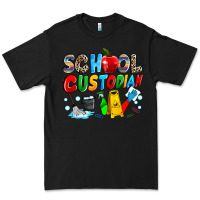 Black school custodian Premium Tee - NancyCooperArtShop