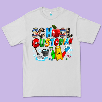 School Custodian Premium Tee Designed By Nancycooperartshop