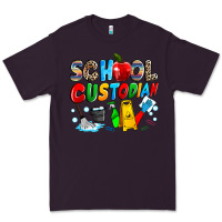 Plum school custodian Premium Tee - NancyCooperArtShop