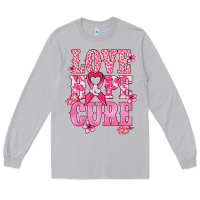 Love Hope Cure Cancer Awareness Long Sleeve Tee | Teevron