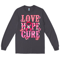Smoke Love Hope Cure Cancer Awareness Long Sleeve Tee - HowdyJamesFarm
