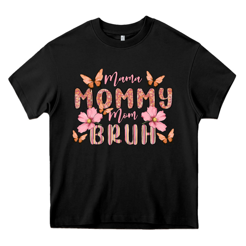 Mama Mommy Mom Bruh Heavy Core Tee by MaliasSmallBusiness | Teevron