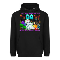 Black I Don't Need A Costume Im A DA My Job Title Is Sca Heavyweight Hoodie - CowhideDigitalArt