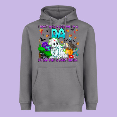 I Don't Need A Costume Im A Da My Job Title Is Sca Heavyweight Hoodie Designed By Cowhidedigitalart