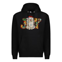 Black pomeranian christmas joy Premium Hoodie - RanaPortraitStore