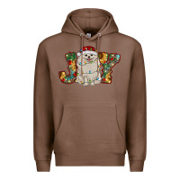 Chestnut pomeranian christmas joy Premium Hoodie - RanaPortraitStore