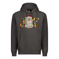 Smoke pomeranian christmas joy Premium Hoodie - RanaPortraitStore