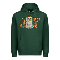 Sports Green pomeranian christmas joy Premium Hoodie - RanaPortraitStore
