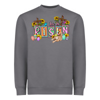 Storm He is risen Easter  Easter Day Heavyweight Sweatshirt - CowGirlArtShop