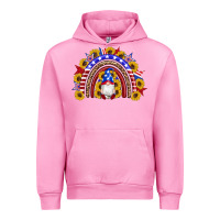 Fuchsia Pink american flag gnomes sunflowers rainbow Urban Hoodie - Artiststas
