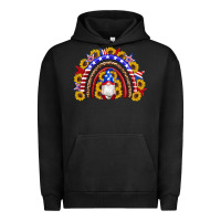Pigment Black american flag gnomes sunflowers rainbow Urban Hoodie - Artiststas