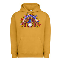 Pigment Peanut Butter american flag gnomes sunflowers rainbow Urban Hoodie - Artiststas