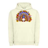Pigment Pistachio american flag gnomes sunflowers rainbow Urban Hoodie - Artiststas