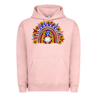 Pigment Salmon american flag gnomes sunflowers rainbow Urban Hoodie - Artiststas