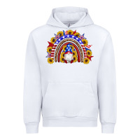 White american flag gnomes sunflowers rainbow Urban Hoodie - Artiststas