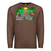 Chestnut My Favorite Coloris Sunshine Premium Sweatshirt - CowhideDigitalArt