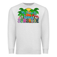 Oatmeal Heather My Favorite Coloris Sunshine Premium Sweatshirt - CowhideDigitalArt