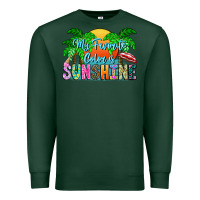 Sports Green My Favorite Coloris Sunshine Premium Sweatshirt - CowhideDigitalArt