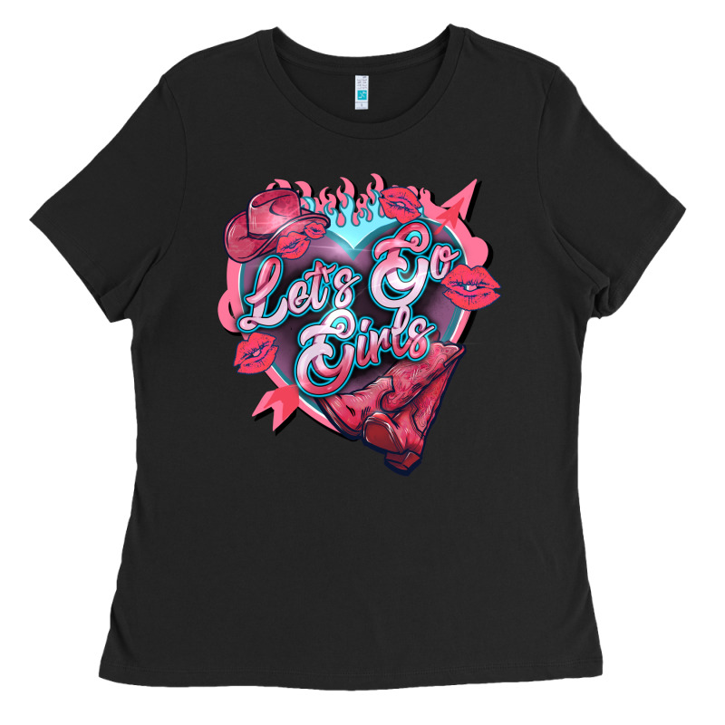 Lets Go Girls Pink Ladies Tee by NancyCooperArtShop | Teevron