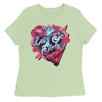 Matcha lets go girls pink Ladies Tee - NancyCooperArtShop