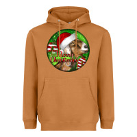 Meerkat Nubian Goat Christmas Heavyweight Hoodie - LillyAllenDesigns