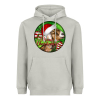Moon Dust Nubian Goat Christmas Heavyweight Hoodie - LillyAllenDesigns