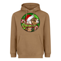 Nubian Goat Christmas Heavyweight Hoodie | Teevron