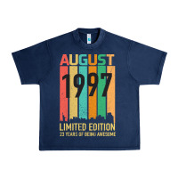 Navy August 1997 23 Years Old 23rd Birthday Urban Heavy Tee - Bettercallsaul