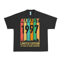 Pigment Black August 1997 23 Years Old 23rd Birthday Urban Heavy Tee - Bettercallsaul