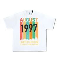 White August 1997 23 Years Old 23rd Birthday Urban Heavy Tee - Bettercallsaul