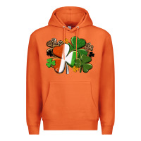 Carrot Irish flag shamrock St. Patricks Day Premium Hoodie - FaDigitalArtStudio