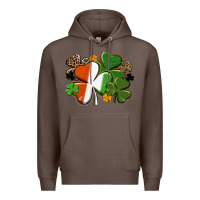 Coffee Irish flag shamrock St. Patricks Day Premium Hoodie - FaDigitalArtStudio