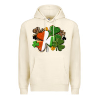 Tofu Irish flag shamrock St. Patricks Day Premium Hoodie - FaDigitalArtStudio