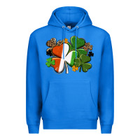 True Royal Irish flag shamrock St. Patricks Day Premium Hoodie - FaDigitalArtStudio