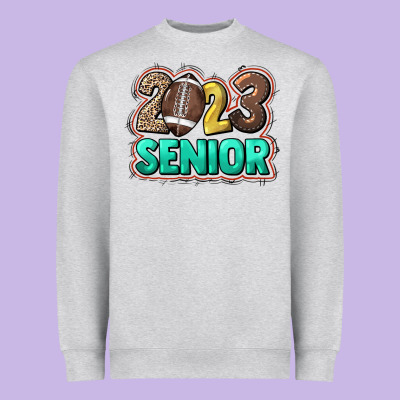 2023 Senior Football Heavyweight Sweatshirt Designed By Howdyjamesfarm
