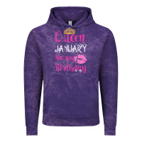 Cloud Purple Queen Was Born İn January Happy Birthday Vintage Hoodie - Bettercallsaul