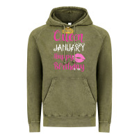 Vintage Olive Queen Was Born İn January Happy Birthday Vintage Hoodie - Bettercallsaul