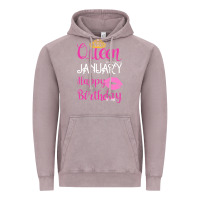Vintage Zinc Queen Was Born İn January Happy Birthday Vintage Hoodie - Bettercallsaul