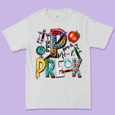 Pre K Premium Tee Designed By Nancycooperartshop