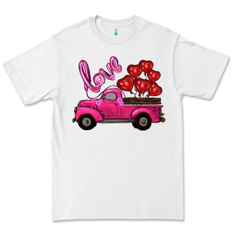 Valentines Day Turck With Balloons Premium Tee by RanaPortraitStore | Teevron