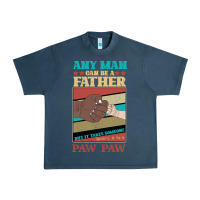 Midnight Navy Any man can be a father But it take someone special to be a Pawpaw Urban Heavy Tee - Bettercallsaul