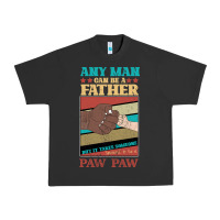 Pigment Black Any man can be a father But it take someone special to be a Pawpaw Urban Heavy Tee - Bettercallsaul