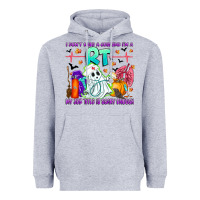 Heather Grey respiratory therapist halloween humor Heavyweight Hoodie - CowhideDigitalArt