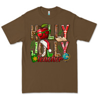 Cacao holly jolly teacher Premium Tee - NancyCooperArtShop