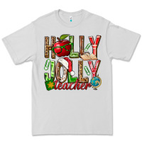 Dove Grey holly jolly teacher Premium Tee - NancyCooperArtShop