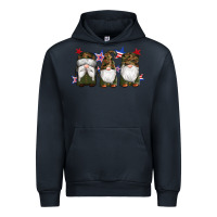 Navy military gnomes star Urban Hoodie - Artiststas