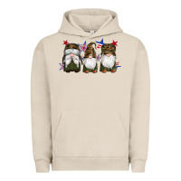 Pigment French Oak military gnomes star Urban Hoodie - Artiststas